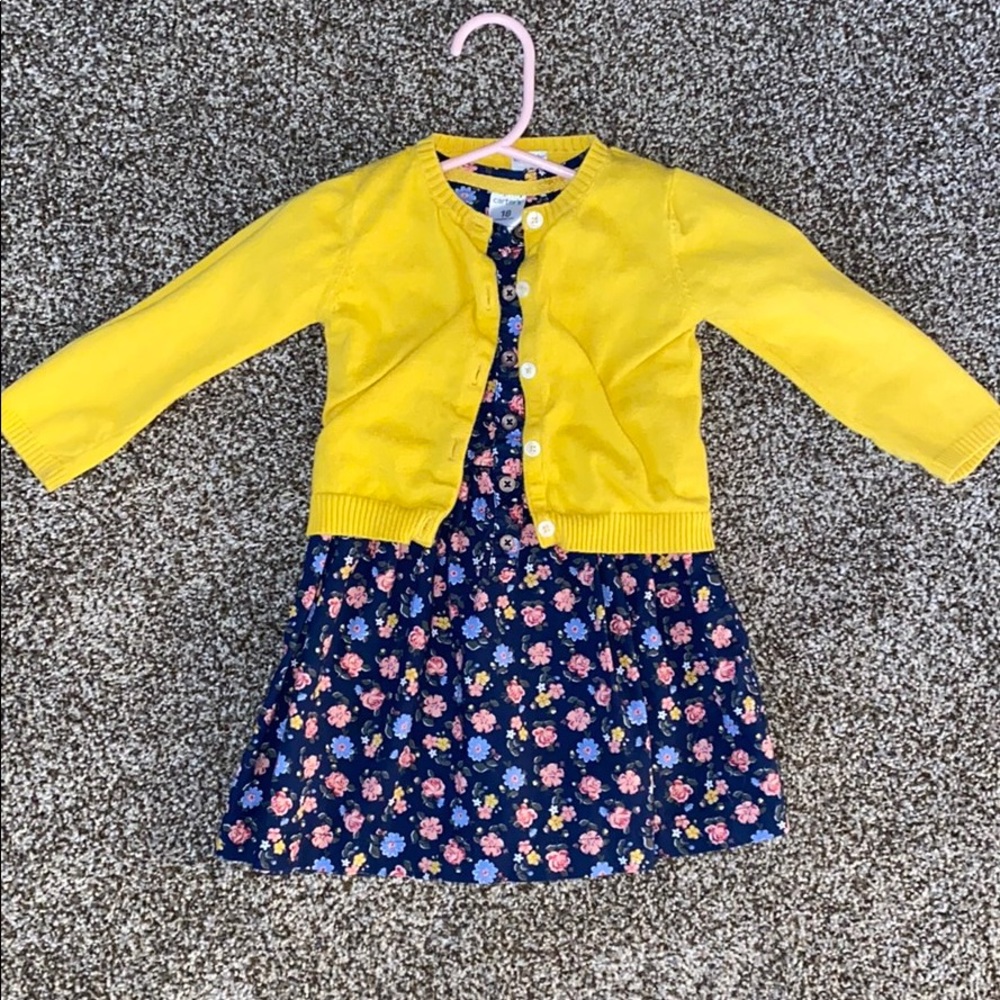 Babygirl dress and cardigan $4